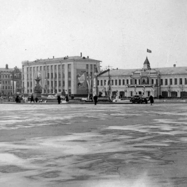 Площадь революции вологда фото Площадь Революции. Май, 1965 год - История Вологды