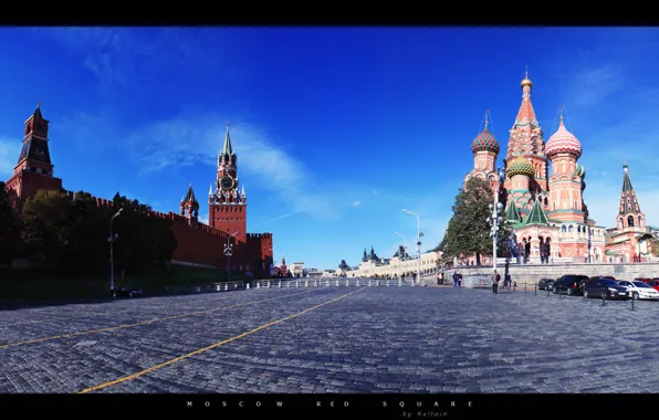 Площадь россии фото Обои пейзаж, вид, Город, Москва, City, Россия, Красная площадь, Russia на телефо