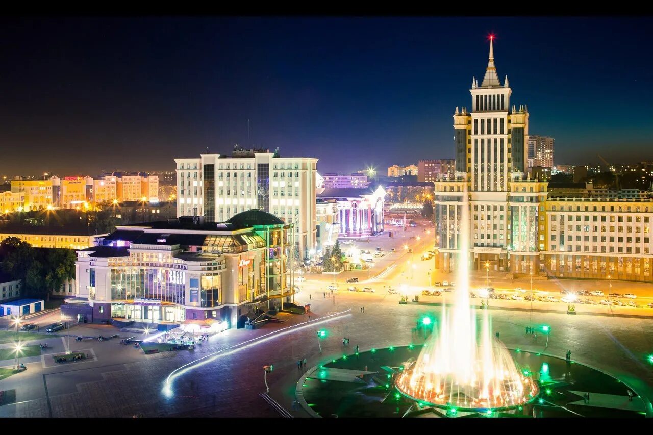 Площадь саранска фото Онлайн-экскурсия "Старый и новый Саранск": площадь Тысячелетия - Национальная би