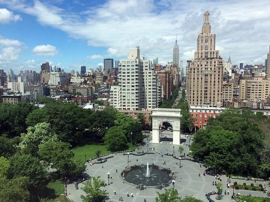 Площадь сити фото Washington Square Park