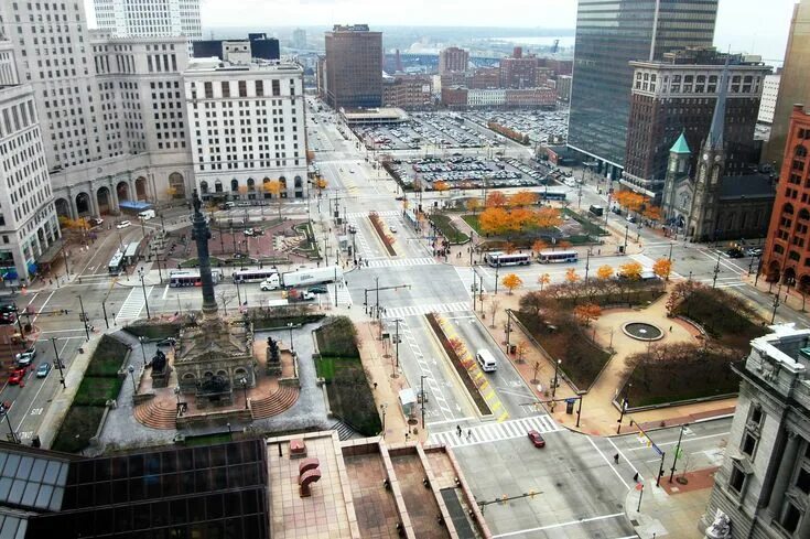 Площадь сити фото How Cleveland's New Park Will Define Resistance at the RNC Downtown cleveland, P