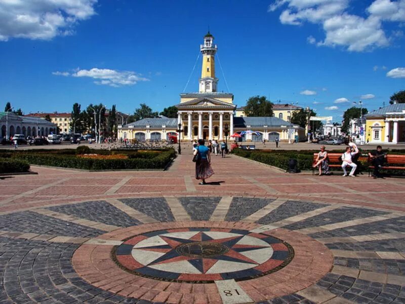 Площадь сковорода в костроме фото История России и дома Романовых. Обзорная экскурсия по Костроме цена 5000 ₽