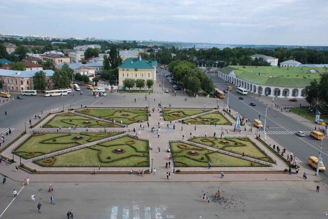 Площадь сковорода в костроме фото Главная площадь г. Кострома 2009 год Ландшафт, Проекты