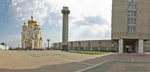 Площадь славы фото Панорама: Дом радио, бизнес-центр, ул. Ленина, 4А, Хабаровск, Россия - Яндекс.Ка
