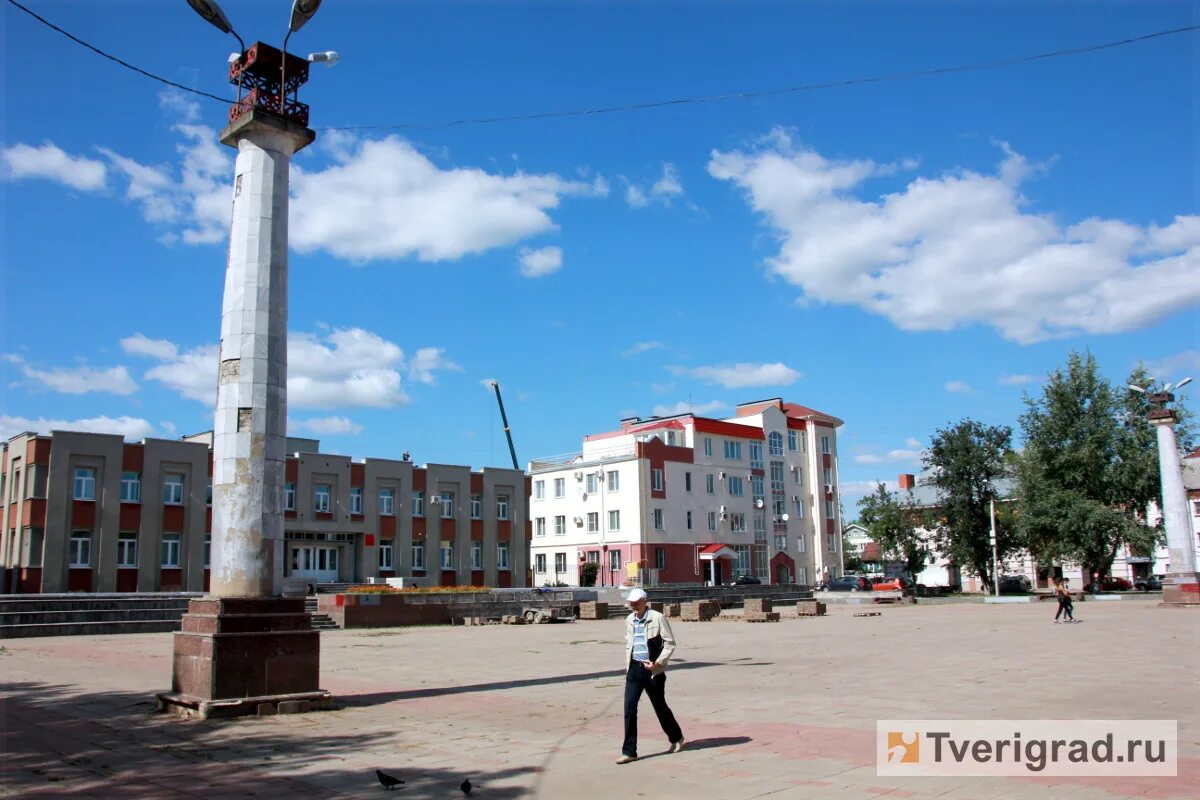 Площадь славы тверь где находится фото В Твери начинается реконструкция площади Славы (фото) Твериград
