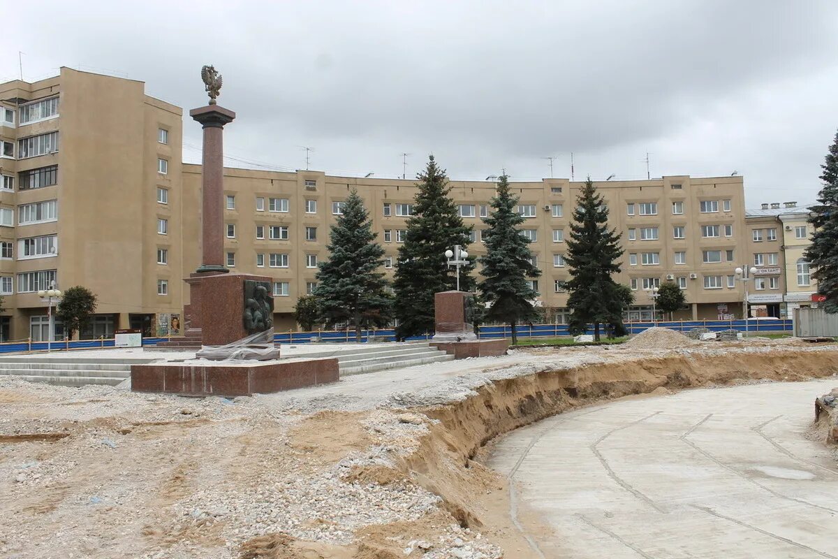 Площадь славы тверь где находится фото В Твери в этом году благоустроят 4 территории за 118 миллионов - МК Тверь