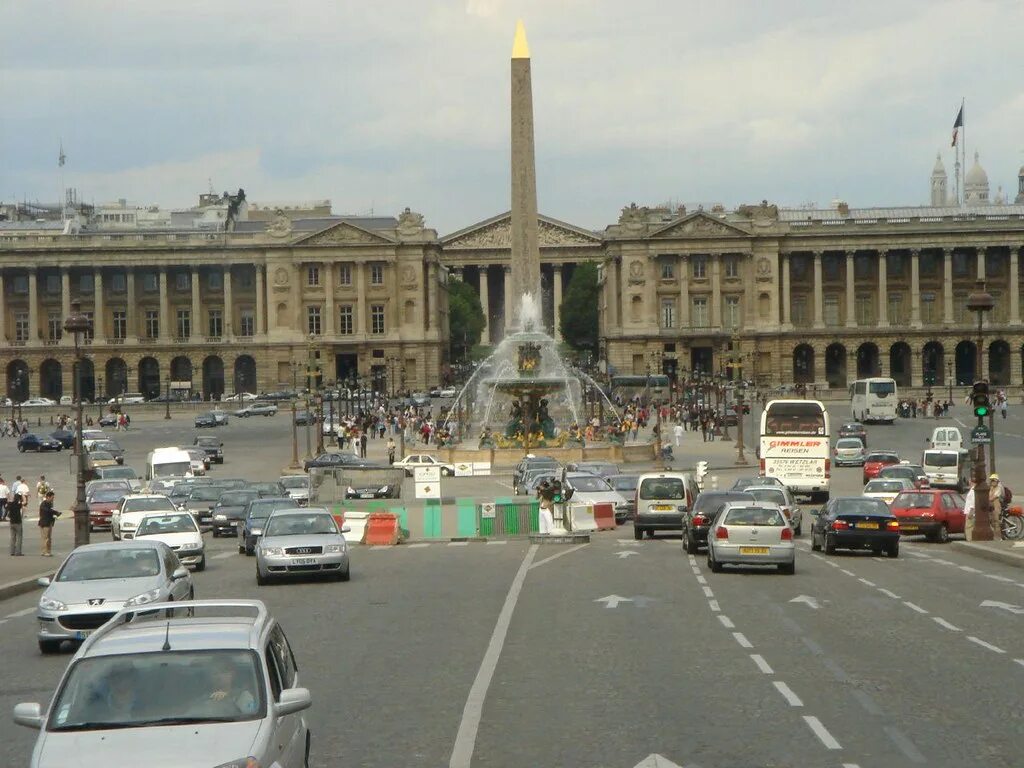 Площадь согласия в париже фото Place de la Concorde The Place de la Concorde is one of th. Flickr