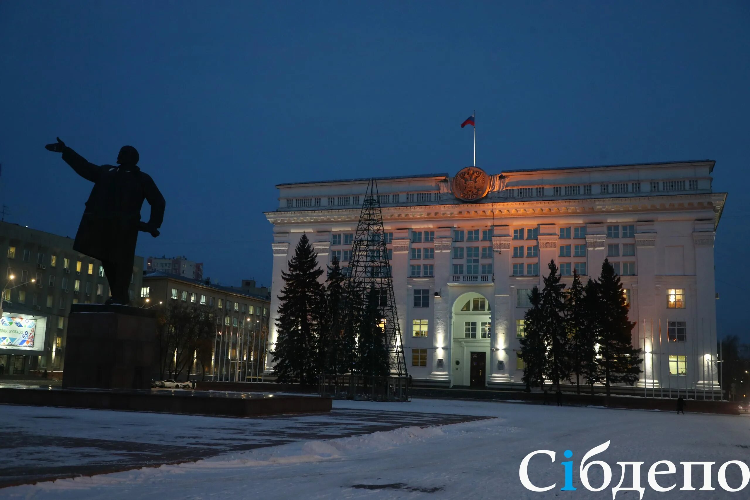 Площадь советов кемерово фото Площадь Советов в Кемерове преображается на глазах * 24.11.2022 * Сибдепо
