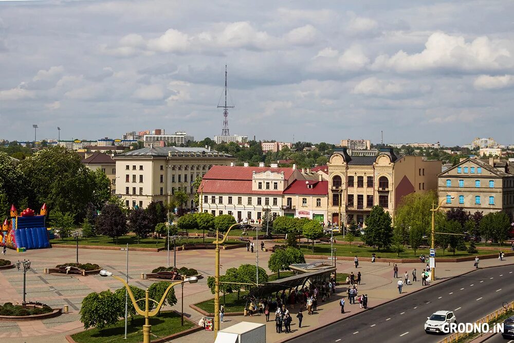 Площадь советская гродно фото В Гродно троллейбусы начинают курсировать по новым маршрутам: № 18 и № 19