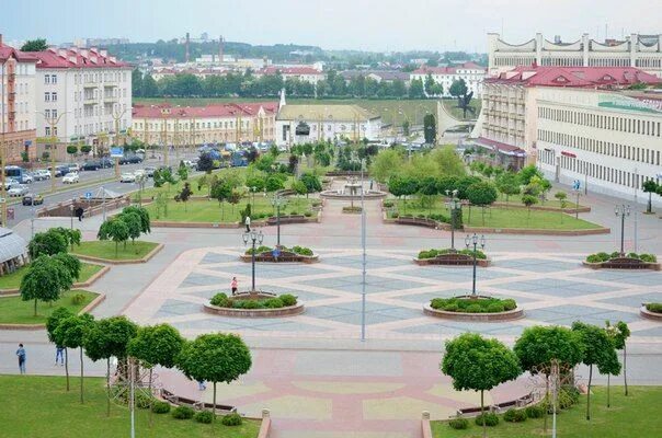 Площадь советская гродно фото Декоративные растения! Щучин! Мосты! Гродно! Растения, Город