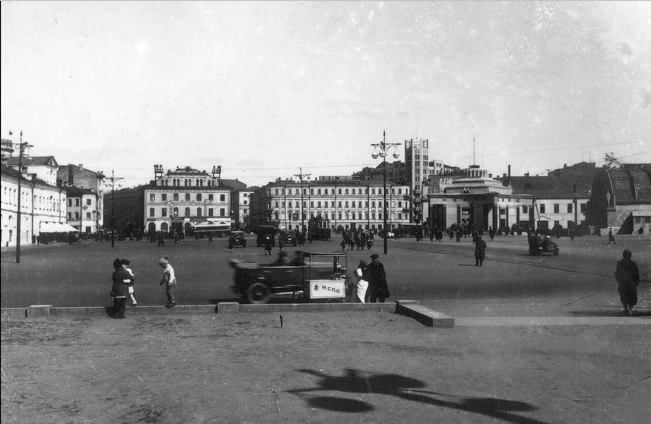 Площадь советская старые фото Москва 1920-1930-х годов