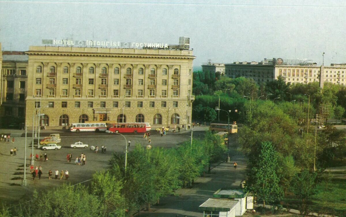 Площадь советская волгоград фото Волгоградская область - Исторические фотографии - Фото - Автобусный транспорт