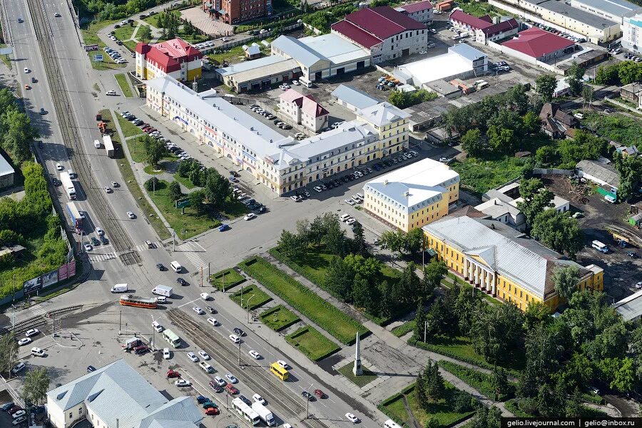 Площадь спартака барнаул фото Барнаул с вертолета" в блоге "Города и сёла России" - Сделано у нас