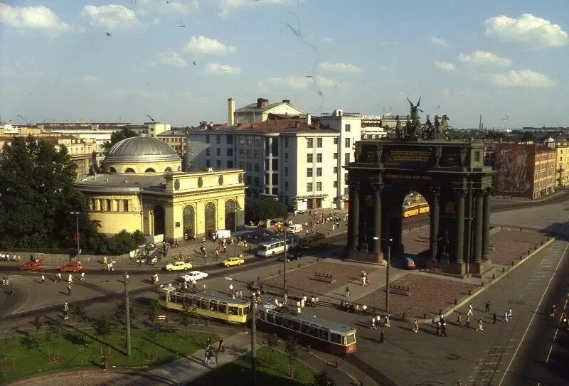Площадь стачек фото Saint-Petersburg - Historic tramway photos - Photo - Urban Electric Transit