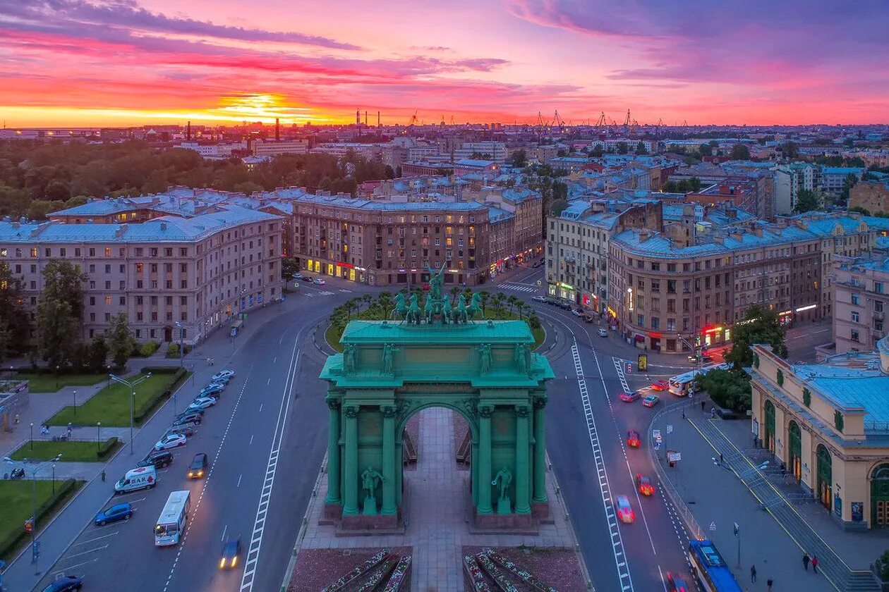 Площадь стачек санкт петербург фото Пазл "Нарвские Триумфальные ворота " из 294 элементов Собрать онлайн пазл № 2807