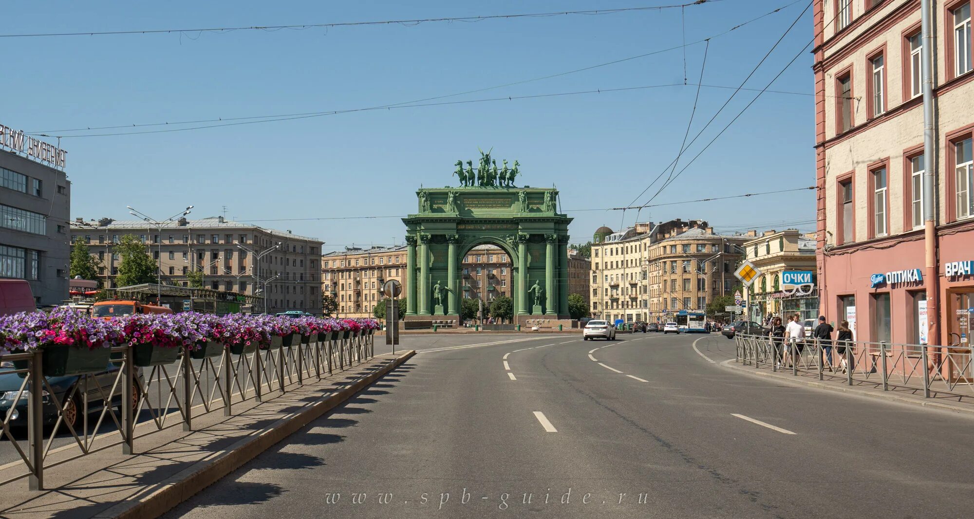 Площадь стачек санкт петербург фото Нарвские триумфальные ворота в Санкт-Петербурге: история, интересные факты, 14 ф