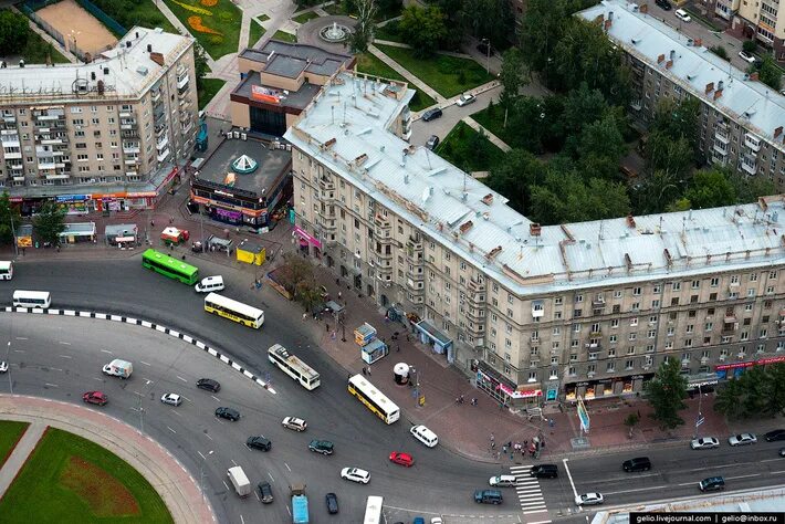 Площадь станиславского фото Новосибирск с вертолета. Лето 2015" в блоге "Города и сёла России" - Сделано у н