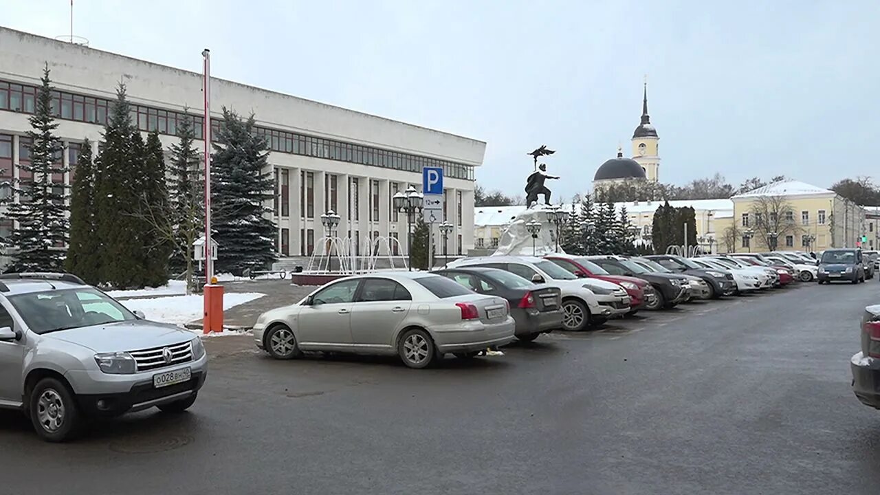 Площадь старый торг калуга фото Парковка на площади Старый Торг в Калуге будет закрыта с 5 декабря
