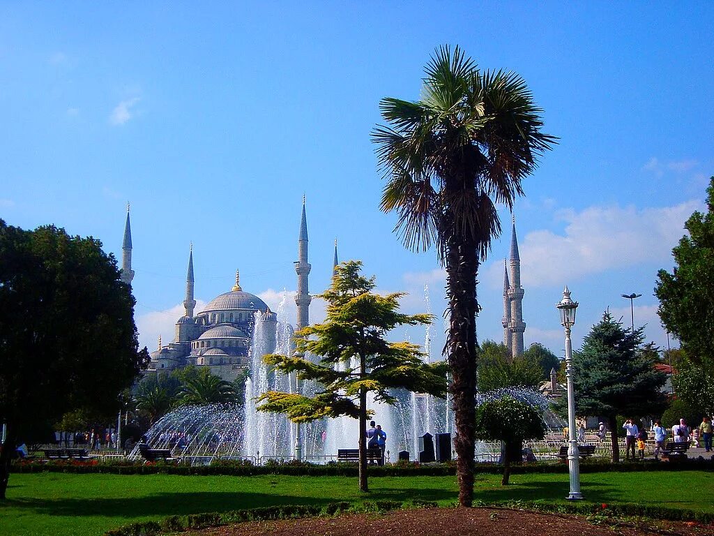 Площадь султана ахмеда фото Blue Mosque, Istanbul, Turkey The Sultan Ahmed Mosque is o. Flickr