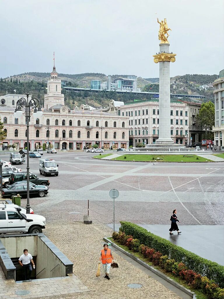 Площадь свободы тбилиси фото Saint George, monument, memorial, Tbilisi, Freedom Square - Yandex Maps