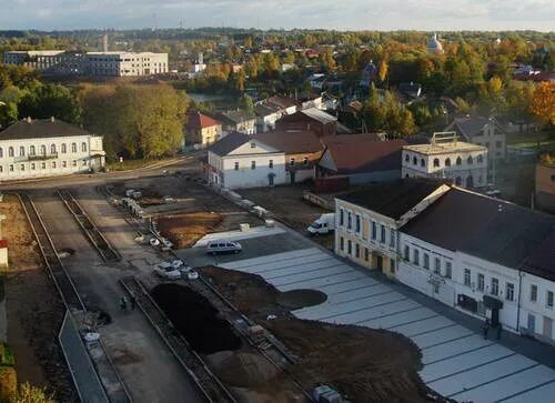Площадь свободы валдай фото Валдай / Валдайский сайт / На Кузнечной площади в Валдае проведут второй этап бл
