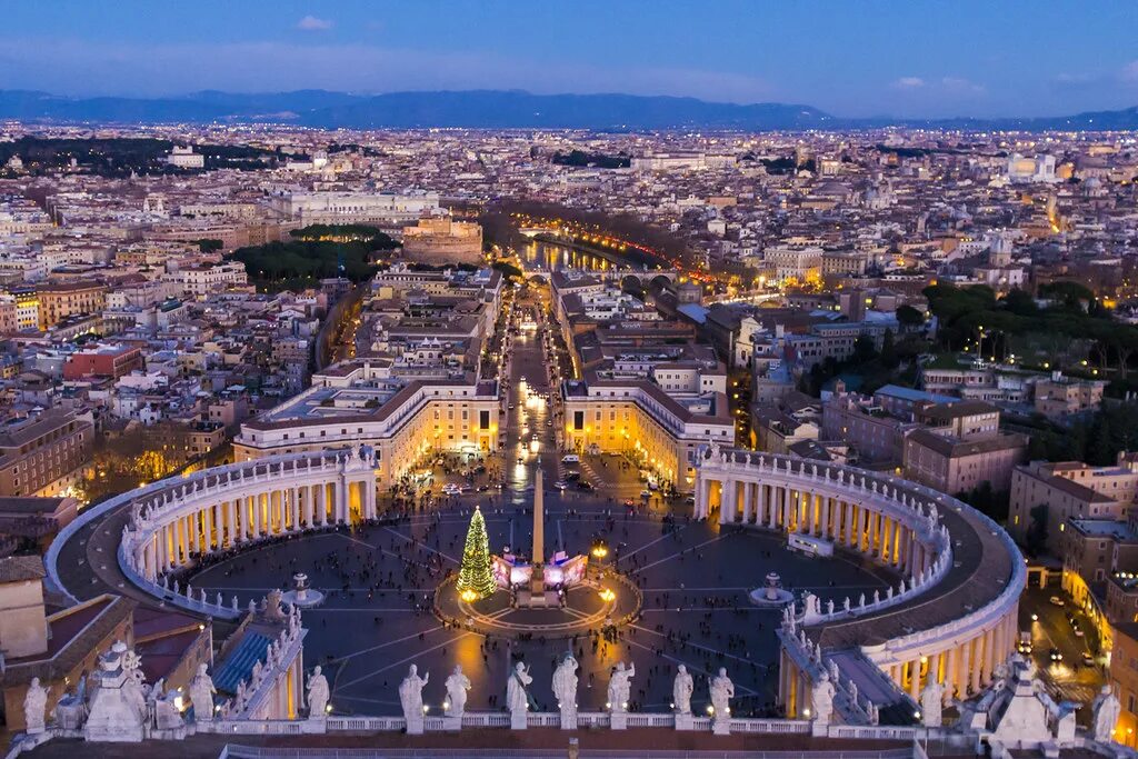 Площадь святого петра в риме фото Piazza San Pietro (Va) Des de la Basilica di San Pietro Flickr