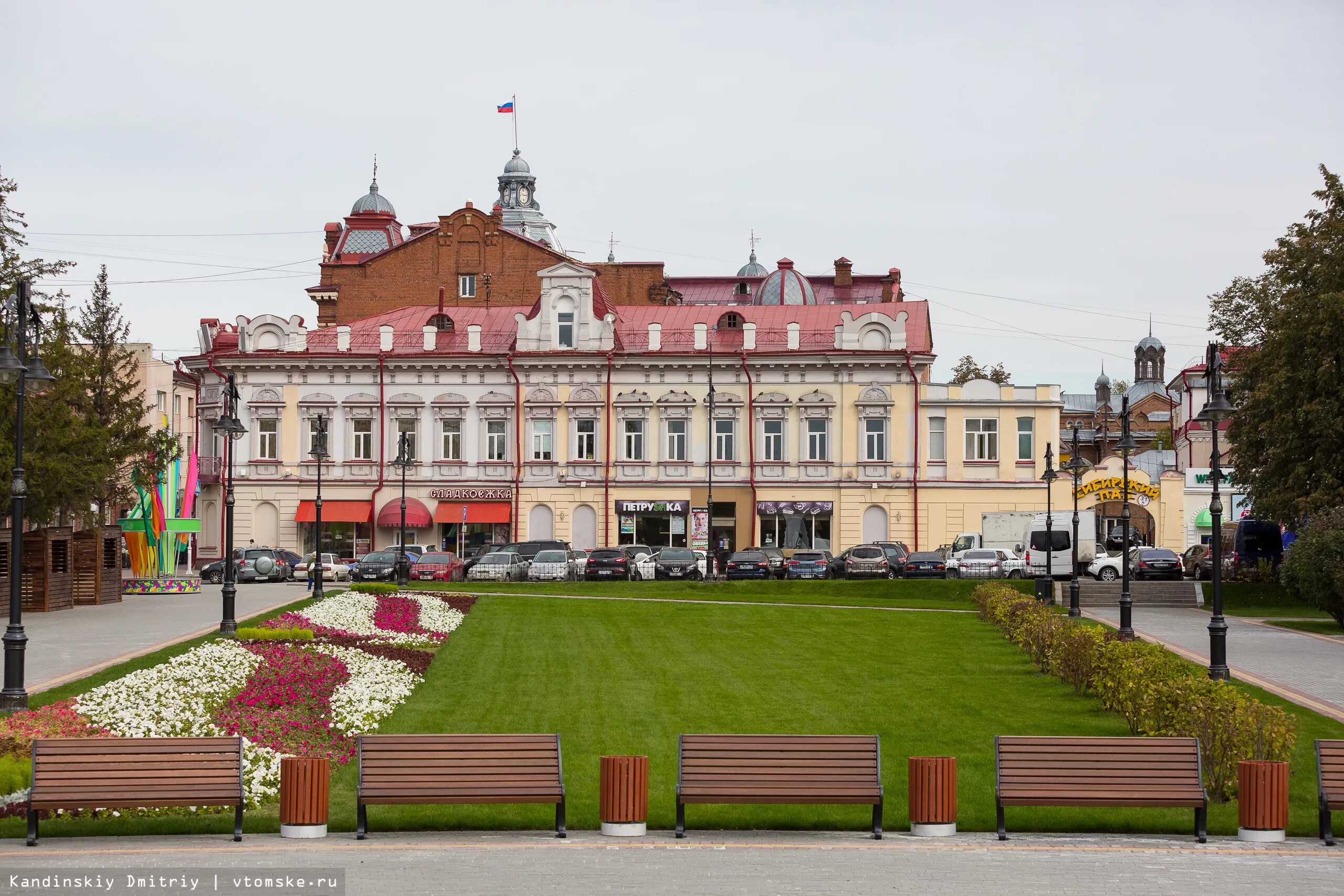 Площадь томск фото Публикации СМИ Комфортная среда в Томской области