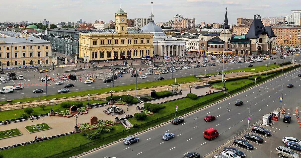 Площадь трех вокзалов в москве фото Движение транспорта на площади трех вокзалов изменят к майским праздникам - Моск