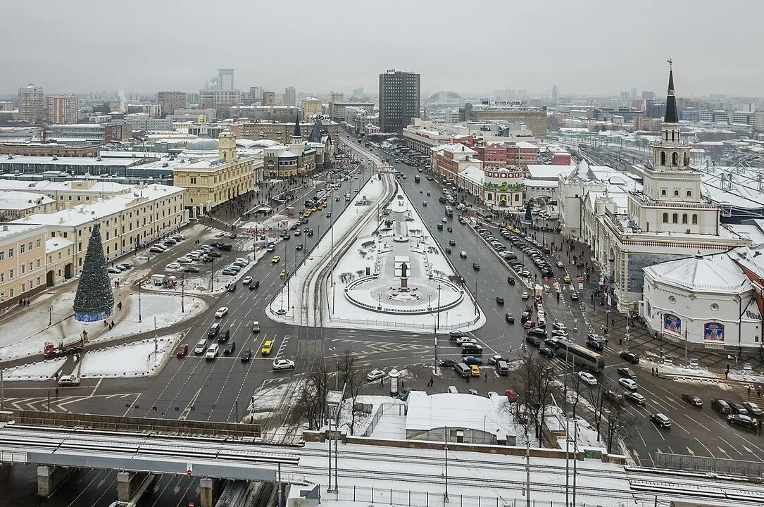 Площадь трех вокзалов в москве фото Комсомольская площадь - Узнай Москву