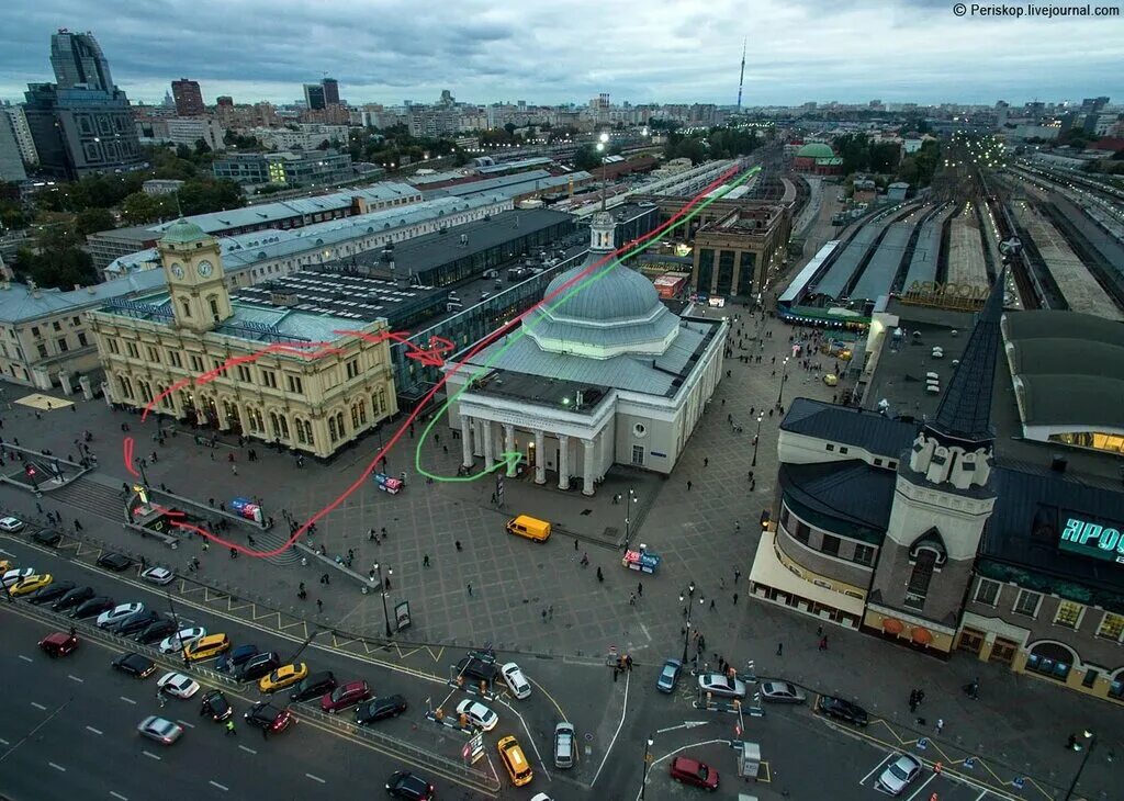 Площадь трех вокзалов выход из метро фото Panorama: Leningradsky railway terminal, railway station, Moscow, Komsomolskaya 