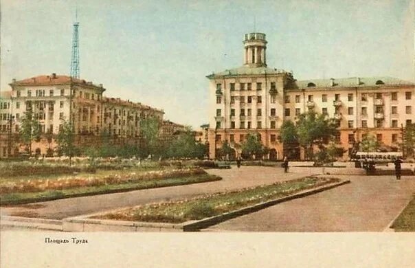 Площадь труда ярославль фото Ярославль. Площадь Труда. Открытка, 1960-е годы. 2023 It's Ок Ярославская област