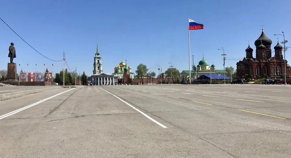 Площадь тулы фото Тулякам предлагают поделиться предложениями по реновации площади Ленина - KP.RU
