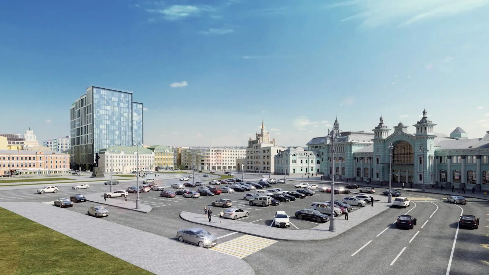 Площадь тверской заставы фото Тверская центр