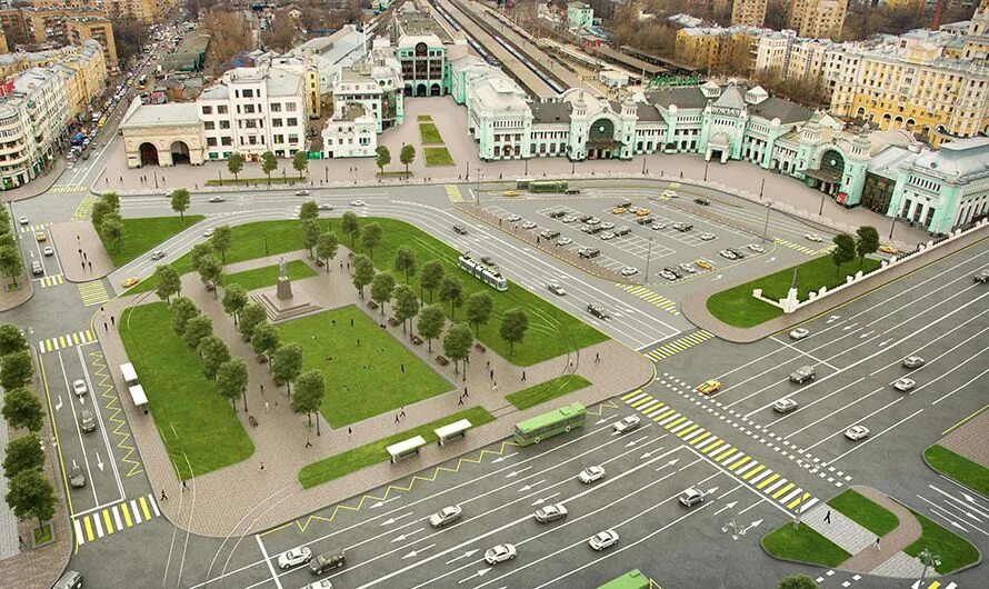 Площадь тверской заставы фото Zaryadye and a museum quarter on Volkhonka Street: My Street landmark projects t