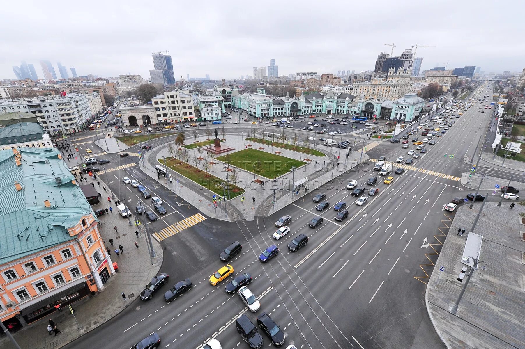 Площадь тверской заставы фото Агентство городских новостей "Москва" - Фотобанк