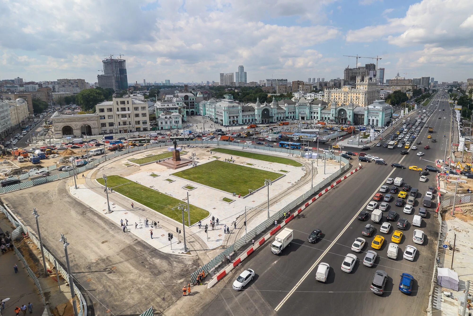 Площадь тверской заставы фото Площадь Тверской Заставы станет комфортным транспортным хабом для пассажиров