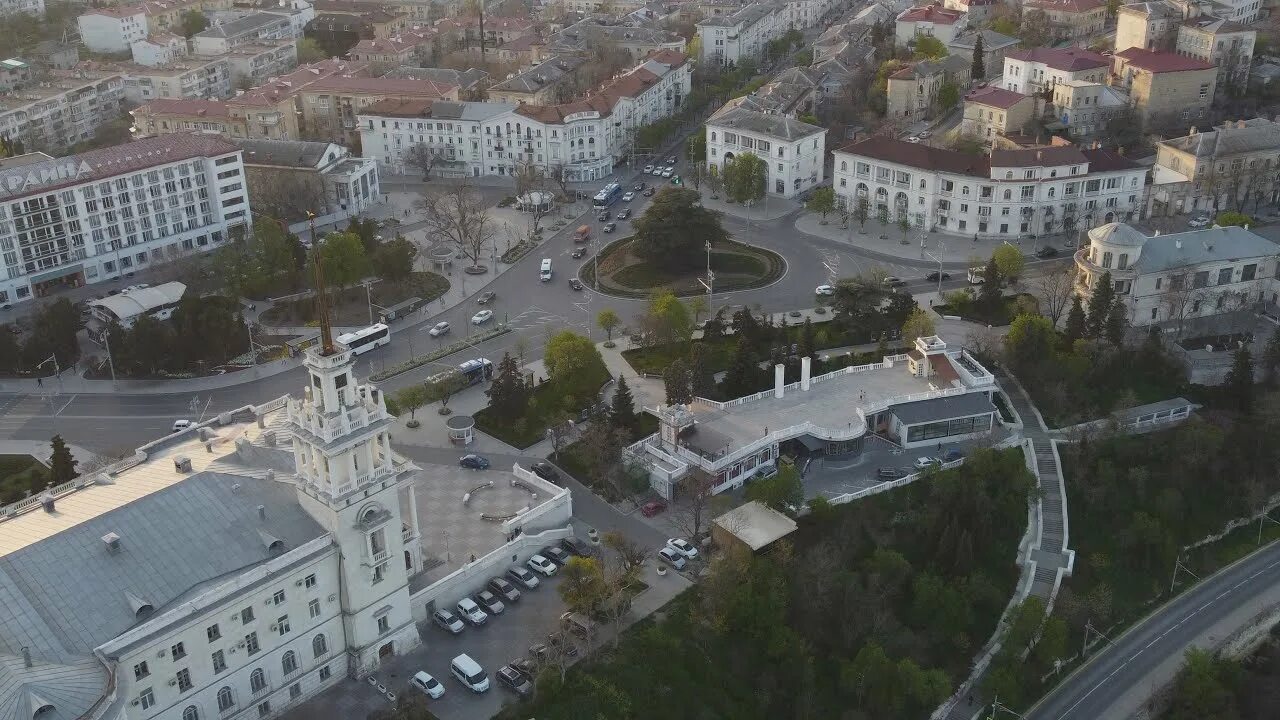 Площадь ушакова фото Площадь Ушакова, Севастополь - YouTube