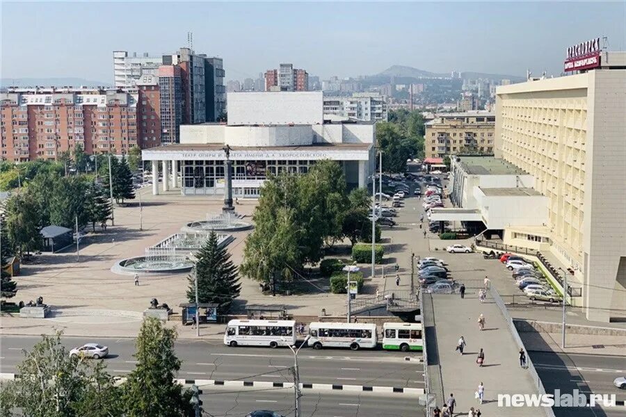 Площадь в красноярске фото Должна поражать эстетикой": Александр Усс оценил новую концепцию реконструкции Т
