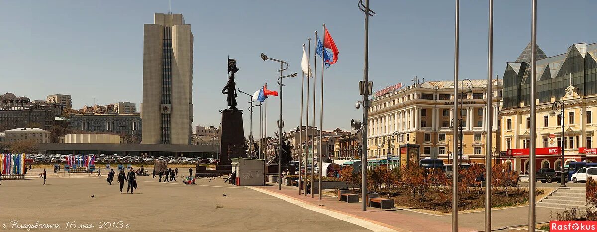 Площадь владивостока фото Фото: Площадь борцам за власть Советов. г. Владивостток. Фотолюбитель Игорь Алёх
