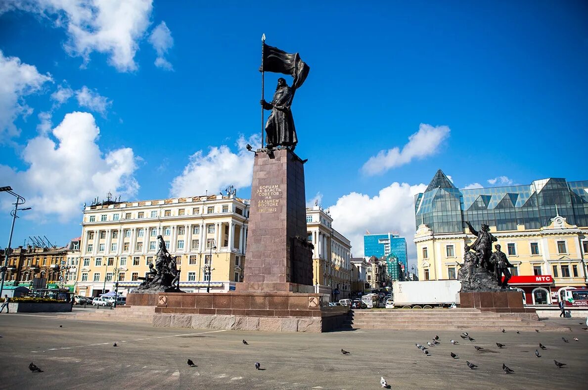 Площадь владивостока фото Жителей Владивостока лишат еще одной бесплатной парковки в центре города - РБК