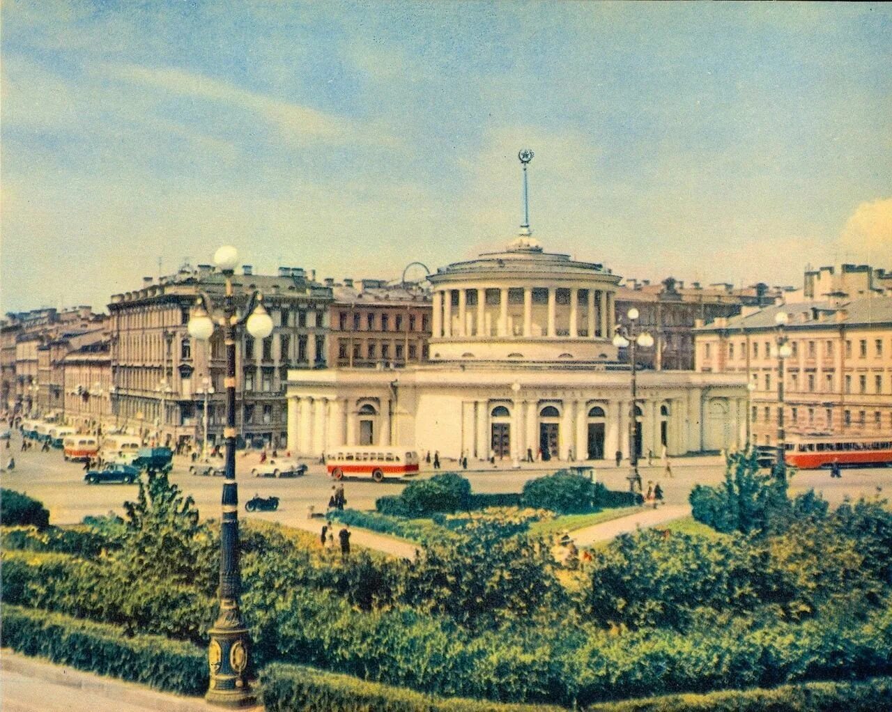 Площадь восстания старые фото Soviet Postcards - Andriyivskyy Descent in Kyiv (1978) Город, Аничково, Санкт пе