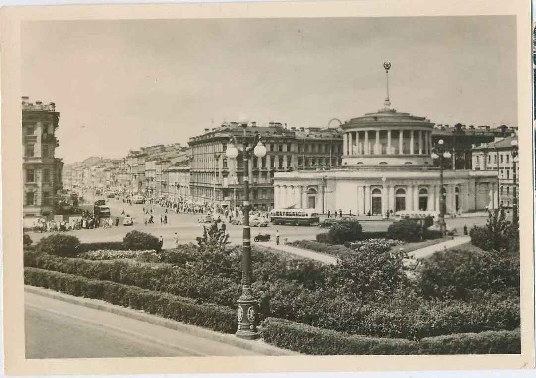Площадь восстания старые фото Почтовая карточка. Ленинград. Площадь Восстания.