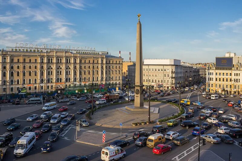 Площадь восстания в санкт петербурге фото Площадь Восстания, Московский вокзал, Лиговский проспект IZI Travel