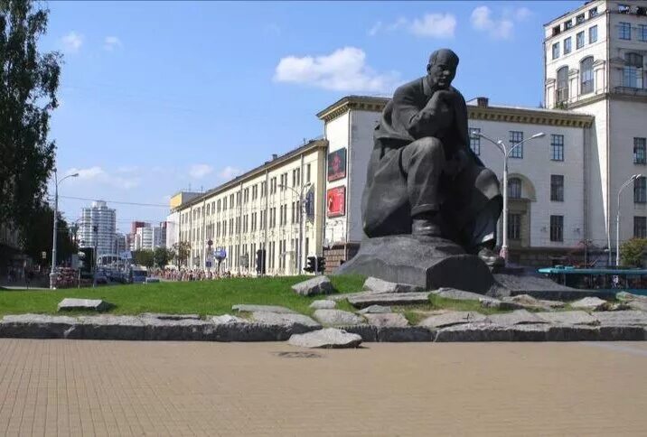 Площадь якуба коласа фото Минск. Площадь Якуба Колоса и её окрестности Записки на рюкзачке Дзен