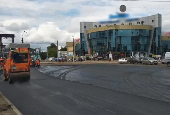 Площадь желябова смоленск фото На площади Желябова в Смоленске уложили новый асфальт ГТРК "СМОЛЕНСК"