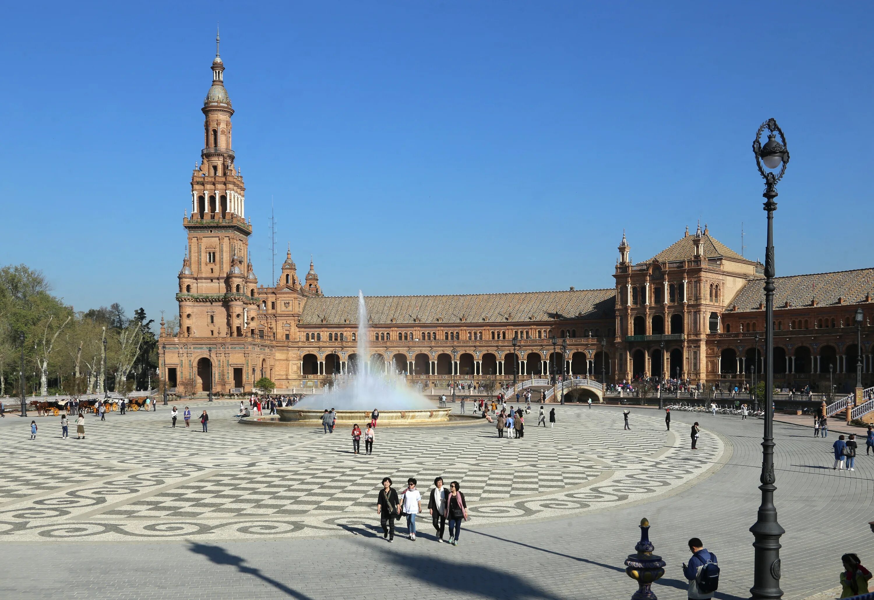Площади испании фото Plaza de España, Seville