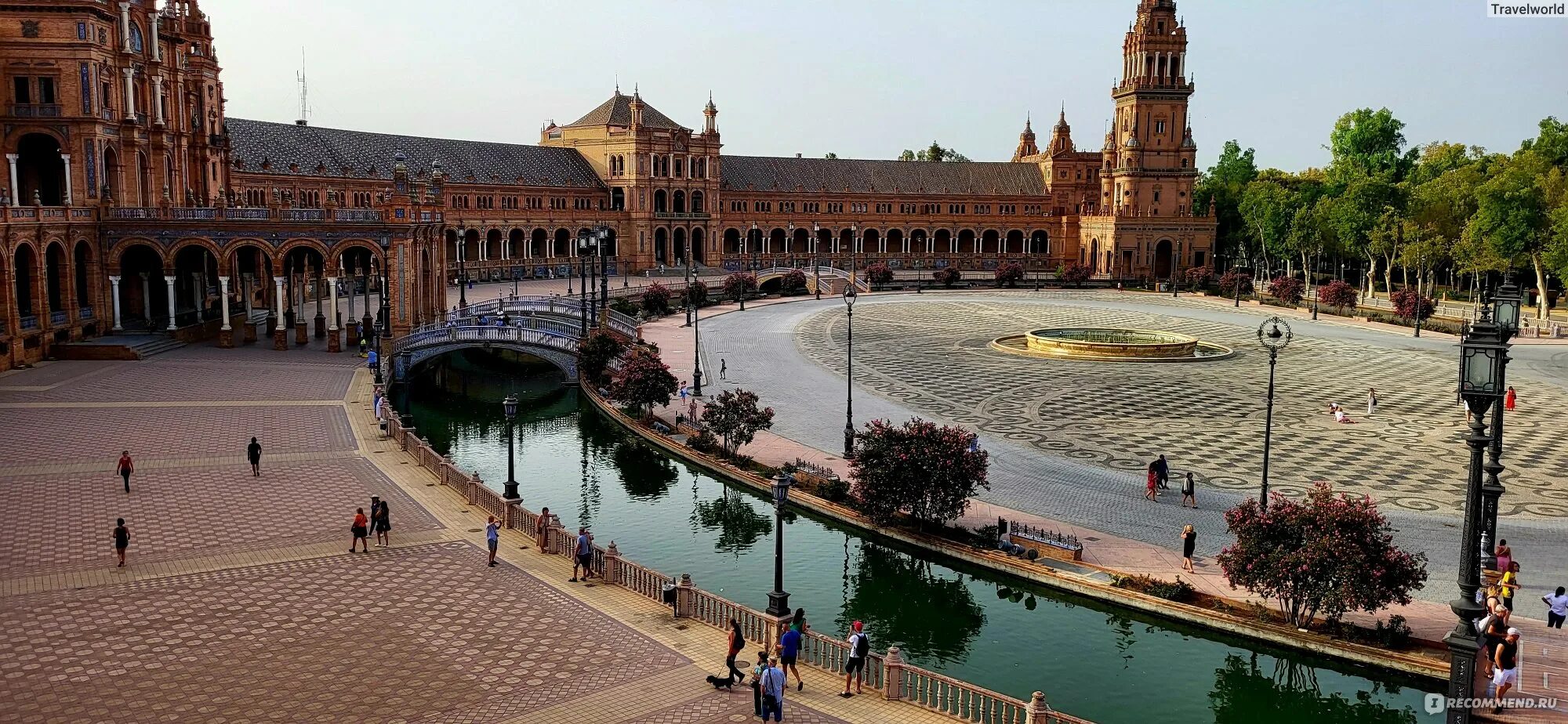 Площади испании фото Площадь Испании (Plaza de España), Севилья, Испания. - "Площадь Испании (Plaza d