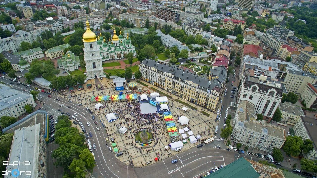 Площади киева фото Михайловская площадь в киеве - Фото