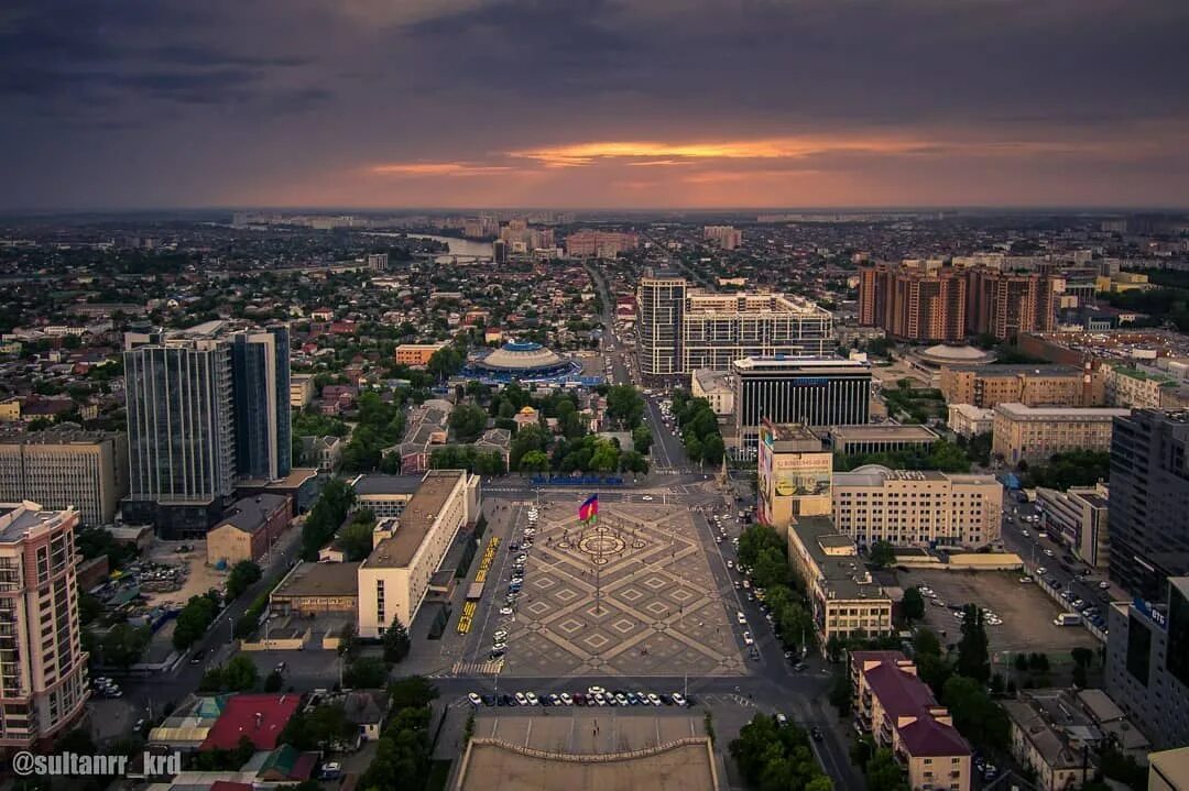 Площади краснодара фото Центральный районный краснодара