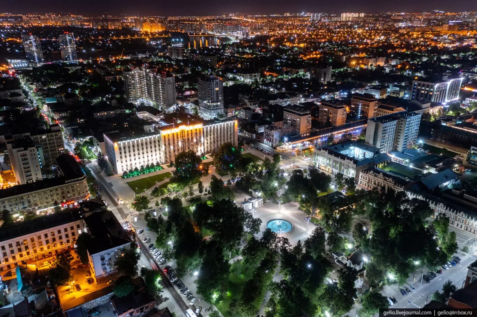 Площади краснодара фото Краснодар с высоты: 50 фотофактов о столице Кубани